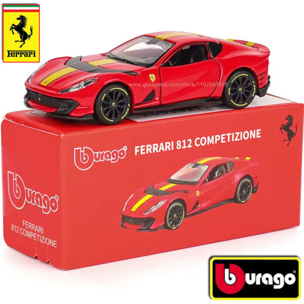 Bburago - Ferrari 812 Competizione (rot)