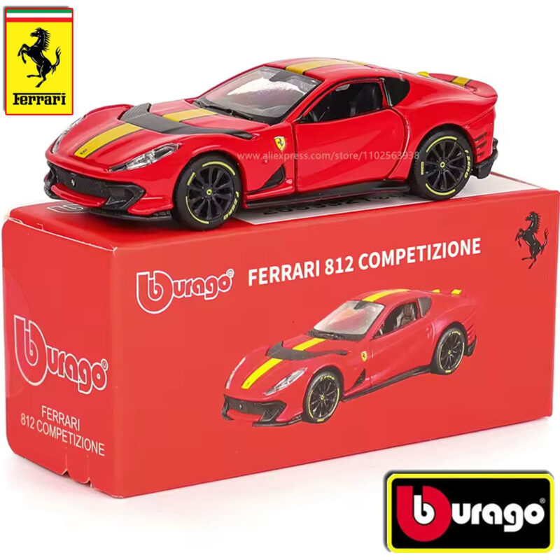 Bburago - Ferrari 812 Competizione (rot)