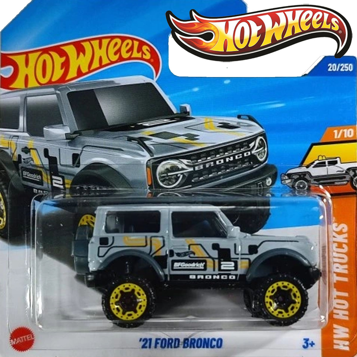 Hot Wheels - '21 Ford Bronco (grau)
