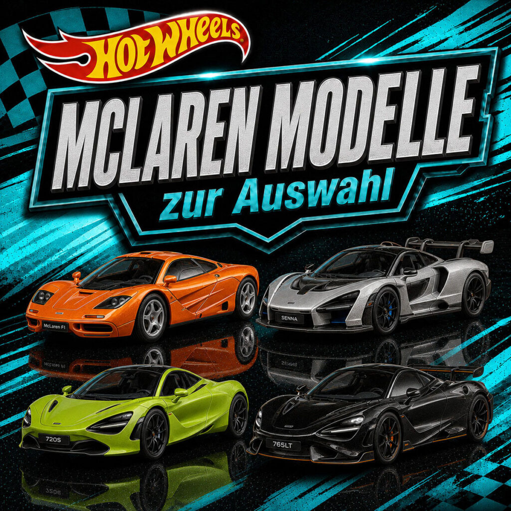 Hot Wheels - McLaren 4er Pack