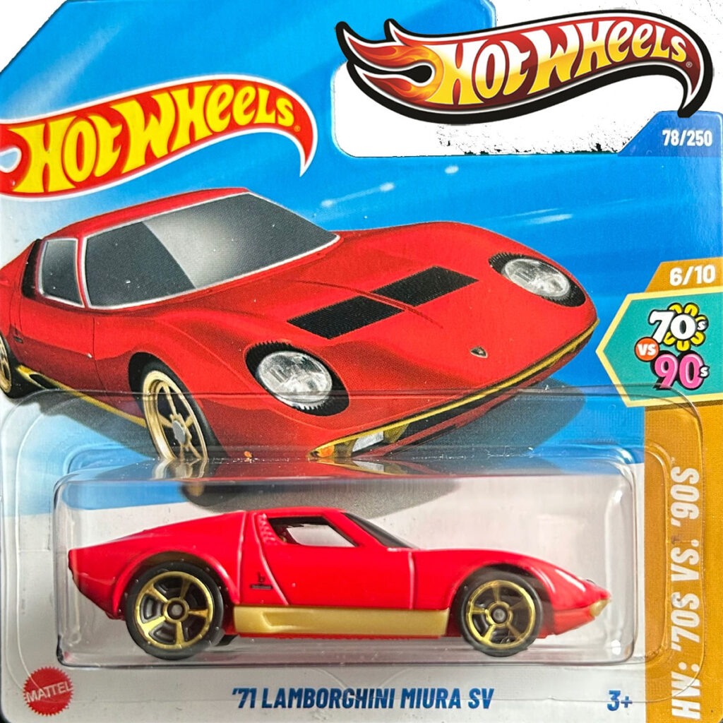 Hot Wheels - '71 Lamborghini Miura SV (rot)